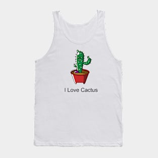 i love cactus #2 Tank Top